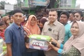 Gerindra Peduli, Ketua DPD Gerindra Provinsi Riau M Rahul Bagikan 2 Ribu Paket Sembako Kepada Korban Banjir di Rumbai