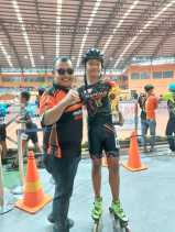 Vandra Madema Ketua Trapezius Academy Riau Sepatu Roda Optimis Berlaga di PON 2024