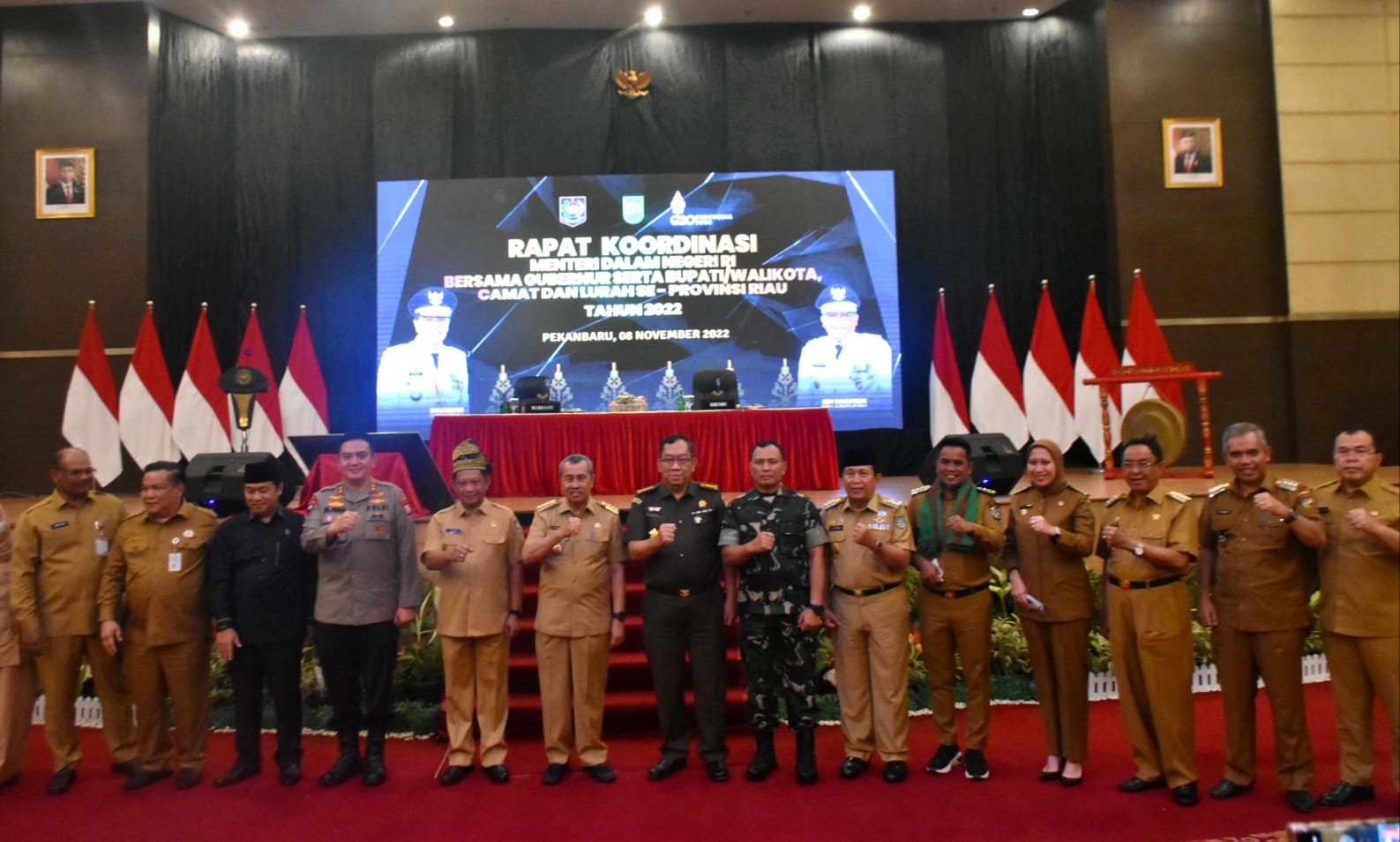Pj Bupati Kampar Hadiri Langsung Rakor Menteri Dalam Negeri