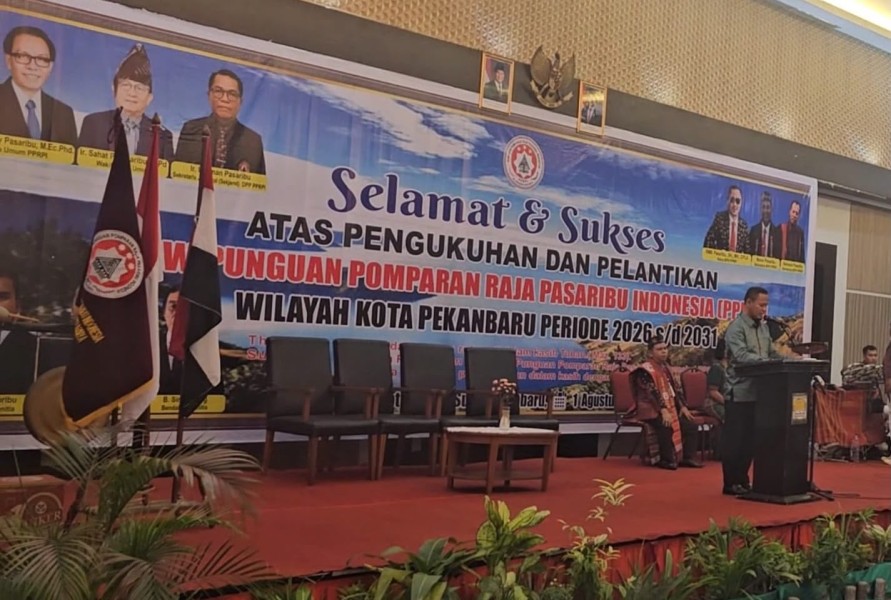RMB Pasaribu Resmi Pimpin PPRPI Pekanbaru, Wako Agung Nugroho Ajak Dukung Program Pemerintah
