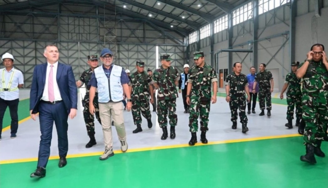 Kasau Tinjau Progres Pembangunan Infrastruktur Pesawat Tempur Rafale di Lanud RSN