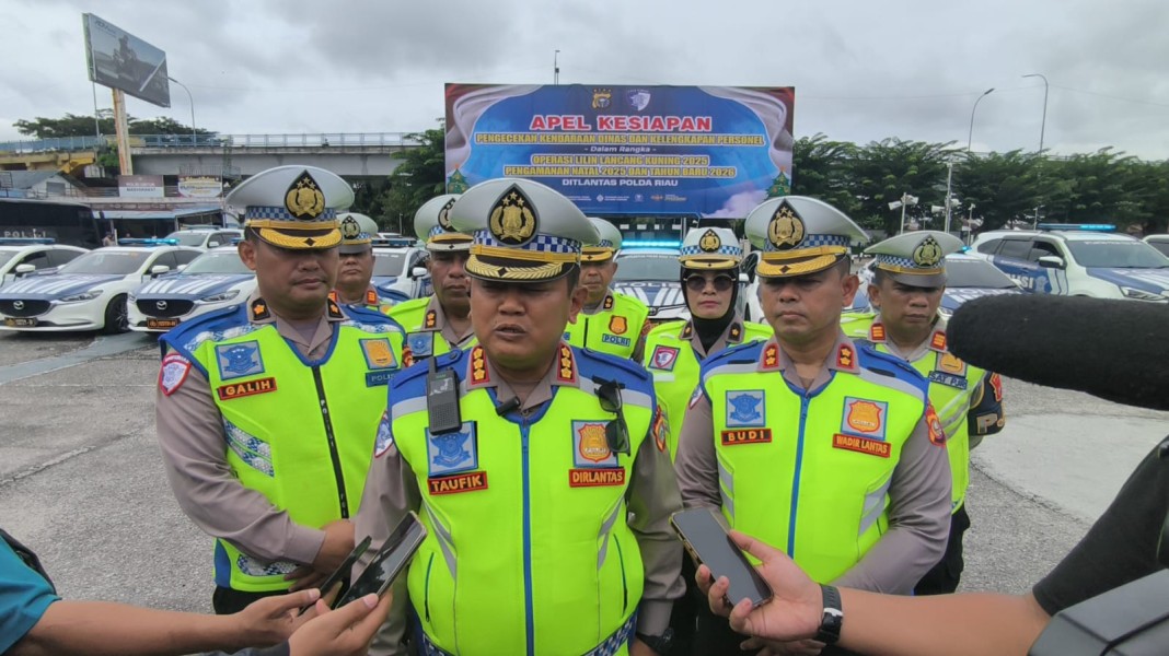Ditlantas Polda Riau Pastikan Kesiapan Personel dan Ranmor Jelang Pengamanan Nataru 2025