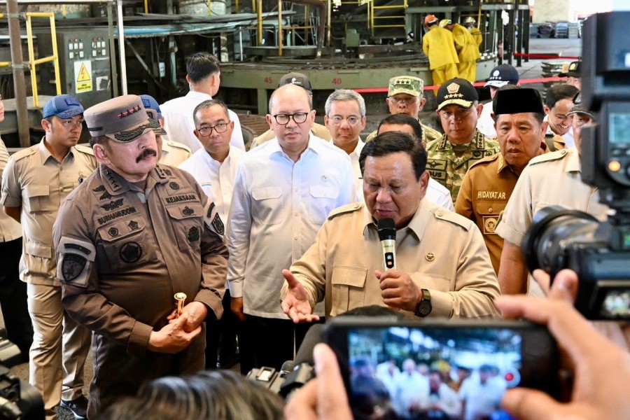 Panglima TNI Bersama Presiden Prabowo Saksikan Penyerahan Aset Rampasan Korupsi untuk PT Timah