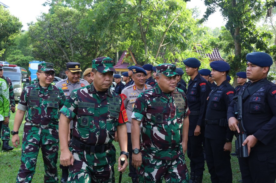 Kodam XIX Tuanku Tambusai Pastikan Kesiapan Pengamanan VVIP, Gelar Apel Pasukan Sambut Kunjungan Kerja Wakil Presiden RI di Riau