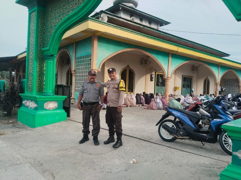 Polsek Bandar Sei Kijang Amankan Sholat Idul Adha 1447 H di Masjid Nurul Huda Desa Muda Setia