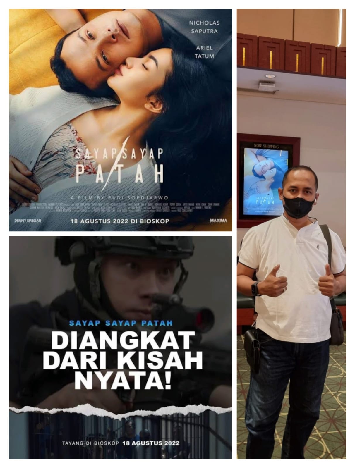 Dr. Hendi Islami Apresiasi Nobar Film Sayap Sayap Patah Oleh Polda Riau