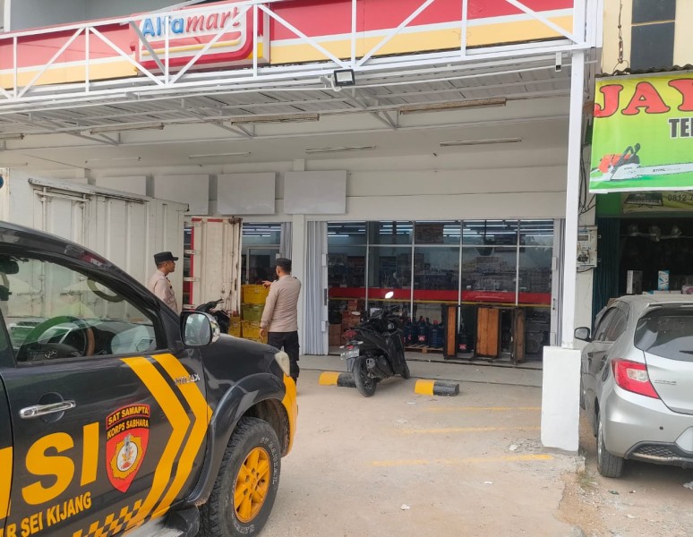 Polsek Bandar Sei Kijang Kembali Laksanakan KRYD, Melakukan Patroli di Kawasan Pertokoan