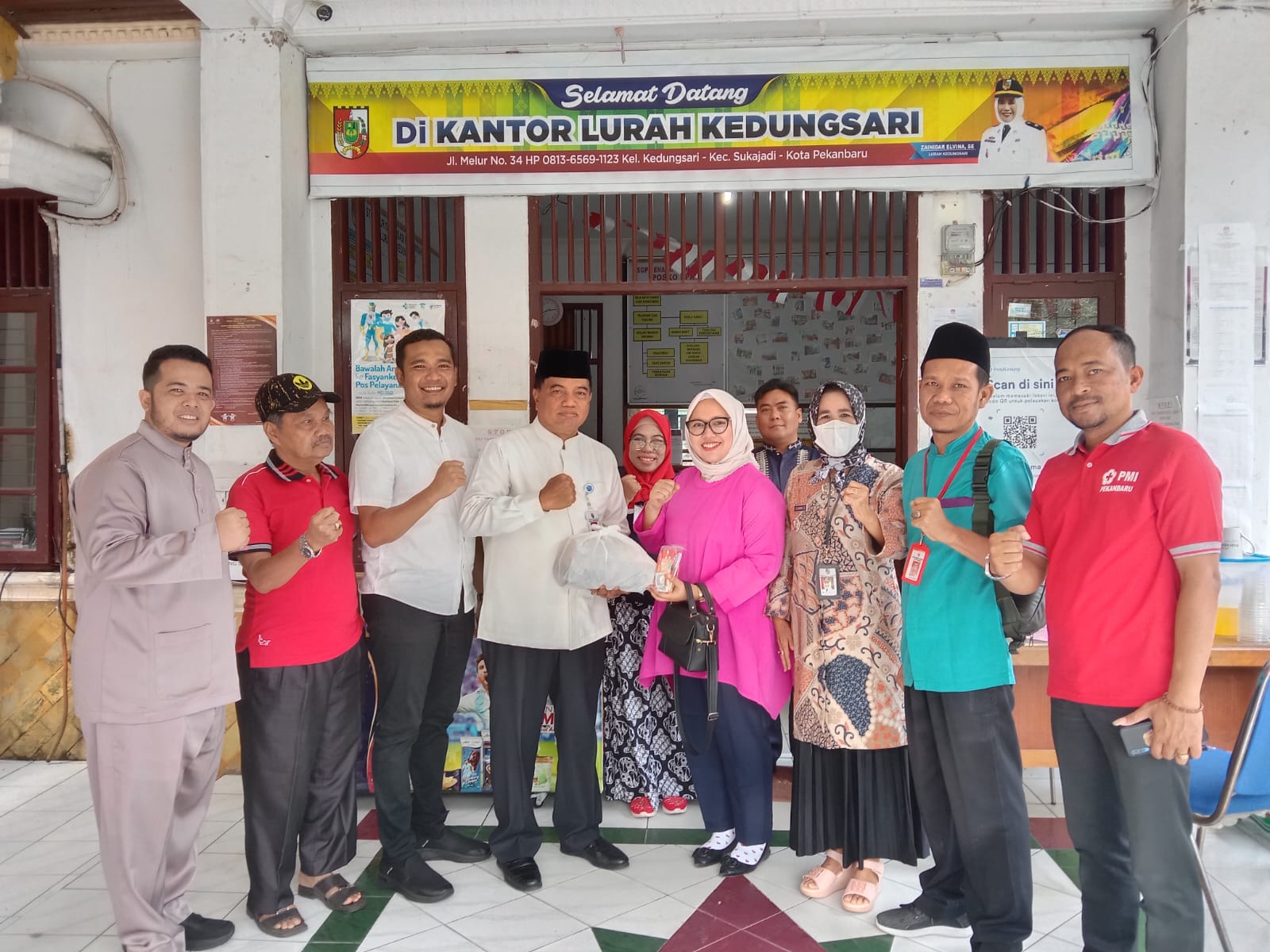 Ketua PMI Pekanbaru Apresiasi Donor Darah Kedung Sari Sukajadi