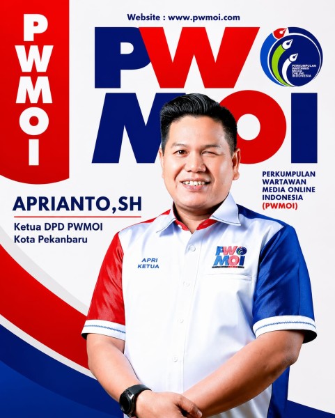 Ketua DPD PWMOI Pekanbaru Aprianto SH Apresiasi Gerak Cepat Kapolres dan Kasat Reskrim Pekanbaru Tangkap Oknum 