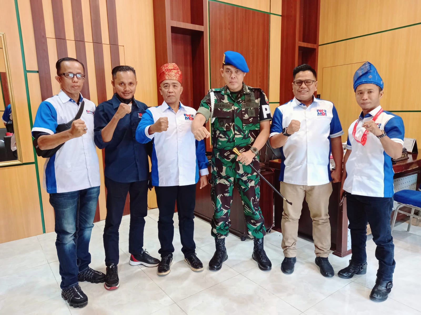 Jalin Sinergitas, PW MOI Riau dan Pekanbaru Silaturrahmi dengan Dandenpom 1/3 Pekanbaru