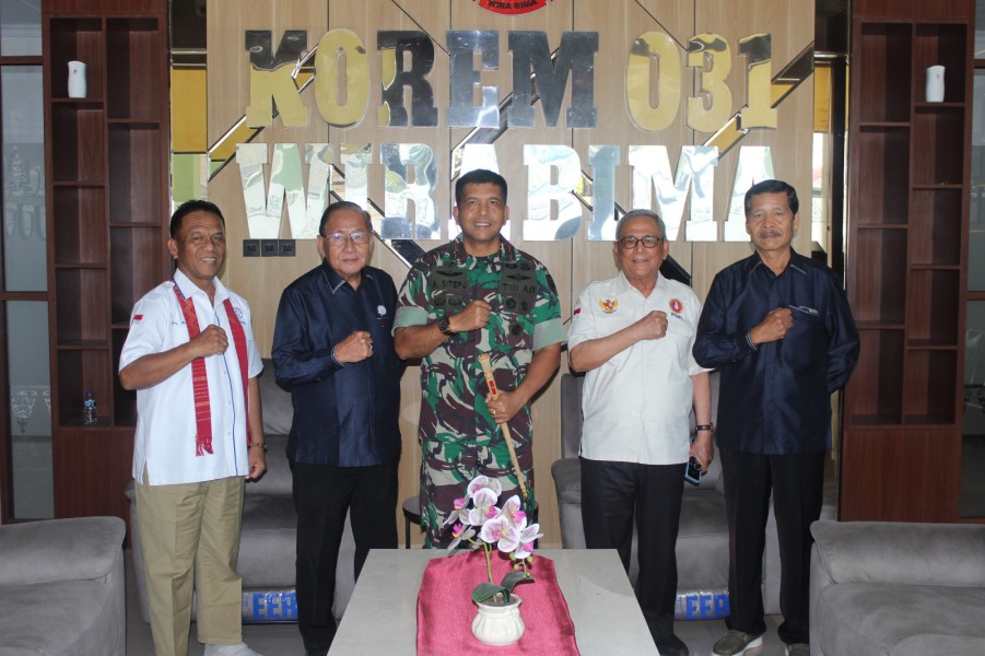 BKGR Audiensi dengan Danrem 031/WB Sebagai Upaya Memperkuat Sinergi dan Semangat Pengabdian untuk Negeri