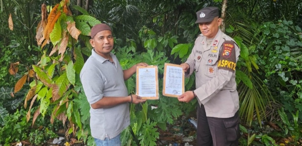 Polsek Bandar Sei Kijang Laksanakan Patroli Karhutla, Antisipasi Pembakaran Hutan
