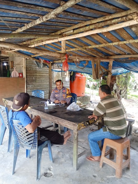 Polsek Bandar Sei Kijang Laksanakan Giat DDS,Sambang Warga ke Tempat Keramaian