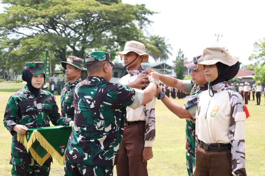 Kasdam XIX/TT Tutup Persami Korps Kadet Republik Indonesia di Yonarhanud 13/PBY