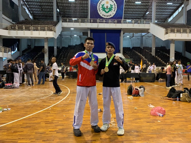 Bripda Al Amin Septu Kelana Persembahkan Emas, Harumkan Nama Brimob Polda Riau di Sumut National Taekwondo Championship 2026