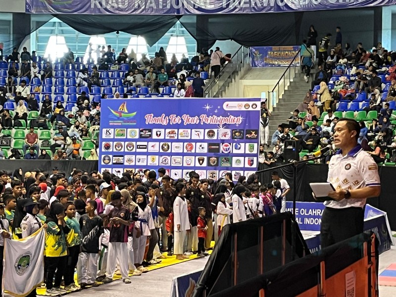 Pangdam XIX/Tuanku Tambusai Pimpin Upacara Pembukaan Riau National Taekwondo Championship 2026 di Pekanbaru