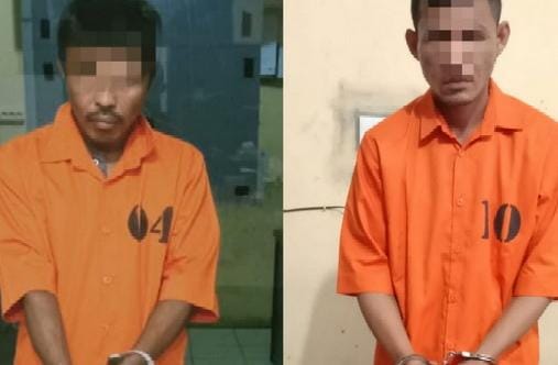 Dicurigai Penduduk, Dua Pelaku Narkoba dengan BB 14 Paket Shabu Diringkus Polsek Tapung