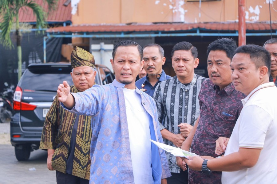 Ditata Kembali, Wako Pekanbaru Tinjau Kawasan MPP