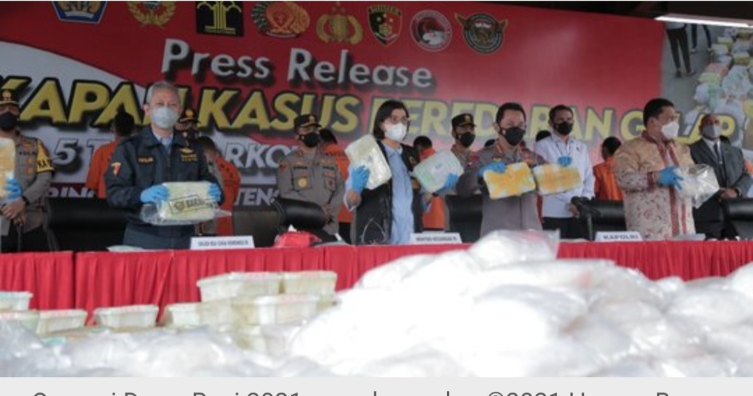 Dari Pengungkapan Peredaran 2,5 Ton Sabu, Enam Juta Jiwa Lebih Terselamatkan