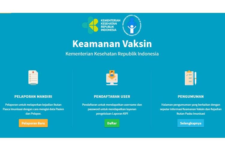 Merasa Sakit Usai Vaksinisasi Covid-19 ? Lapor Ke Website : keamananvaksin.kemkes.go.id.