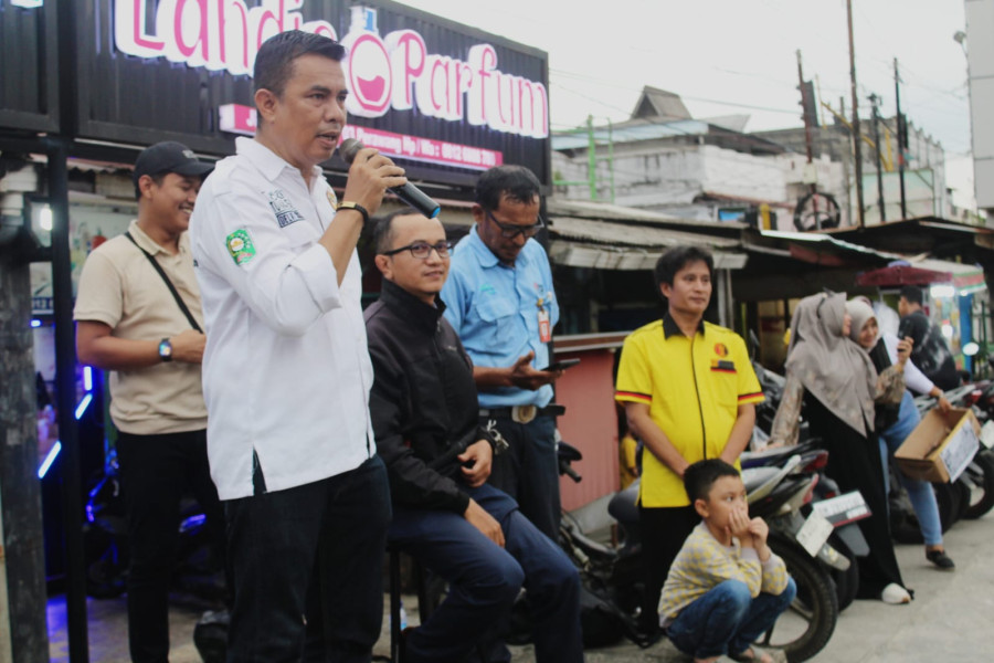 Sumbar Berduka, Delvi Suseno Ketua DPC IKM Tualang Buat Aksi Penggalangan Dana