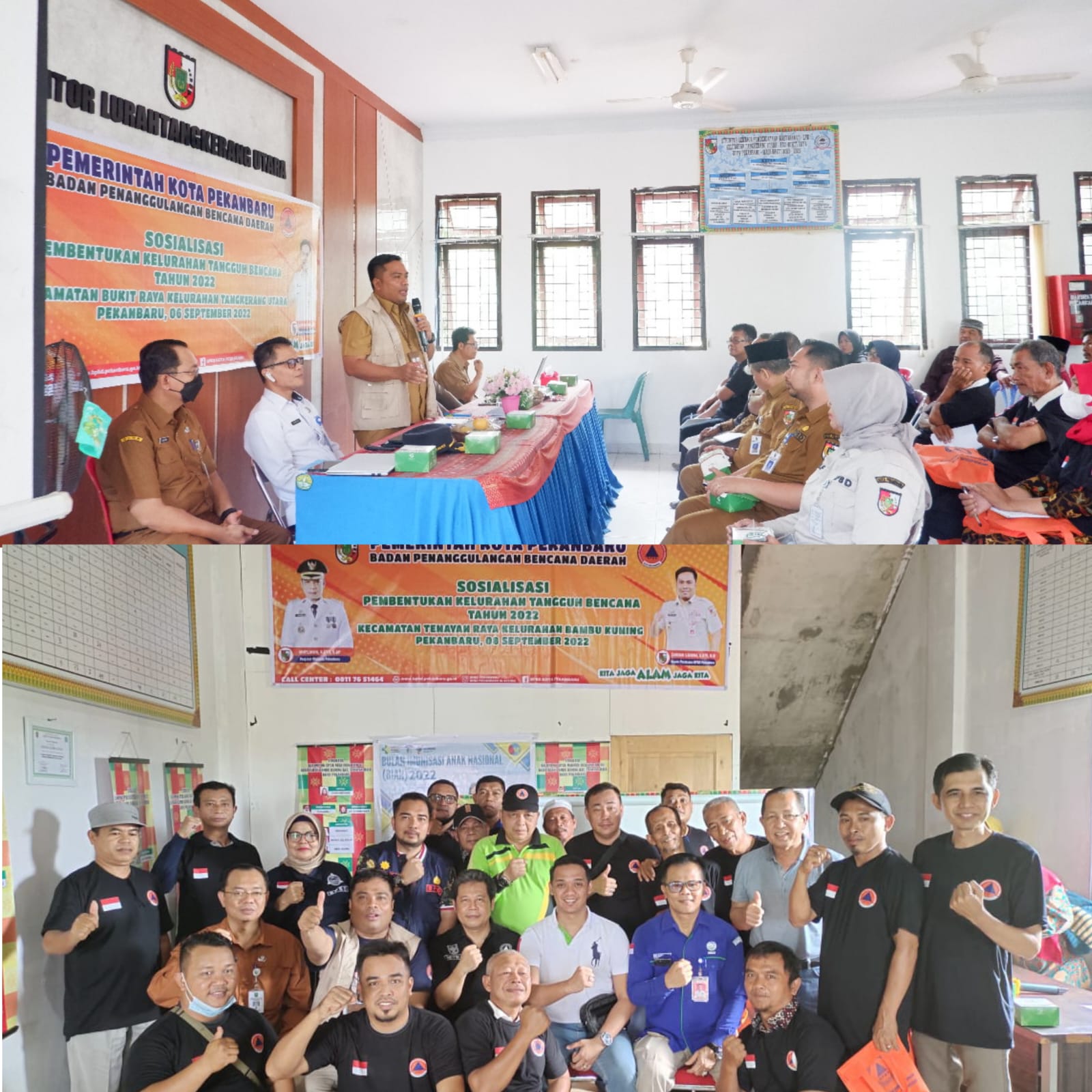 BPBD Kota Pekanbaru Gelar Sosialisasi Kelurahan Tangguh Bencana di 4 Kelurahan