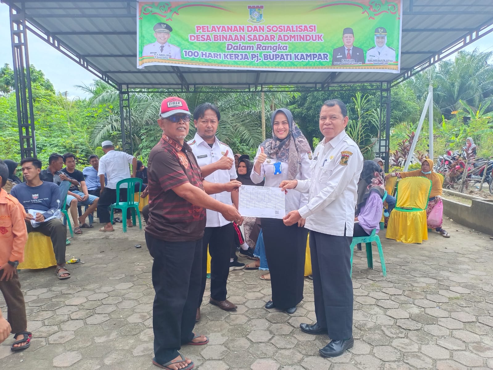 Disdukcapil Kampar Sosialisasi Sadar Adminduk Di Masyarakat Kampar Utara