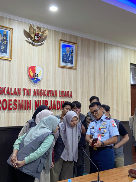 Jaringan Mahasiswa LIRA (Mahali) Riau Audensi Dengan Lanud Roesmin Nurjadin, Siap Saling Mendukung Kegiatan Kedua Belah Pihak