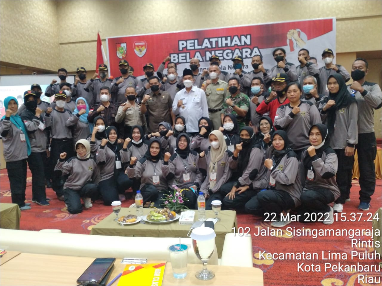 Acara Pelatihan Bela Negara KBPP Polri Tahun 2022, resmi dibuka oleh Bapak Walikota Pekanbaru