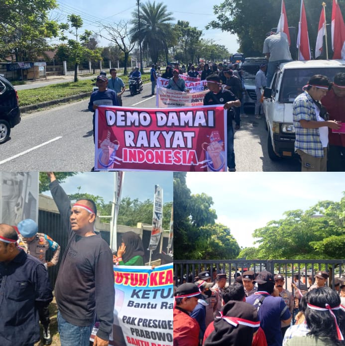 Ratusan Warga Pekanbaru Demo BPN, Tuntut Penyelesaian Sengketa Lahan dengan PT HM Sampoerna