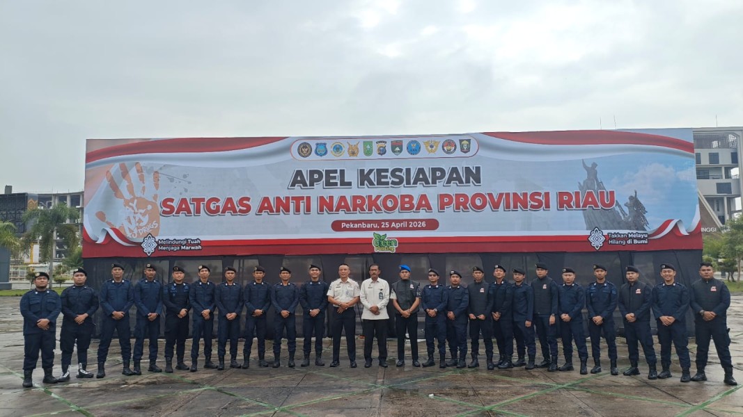 Ikuti Apel Kesiapan Satgas, Kalapas Pekanbaru Tegaskan Komitmen Pemberantasan Narkoba