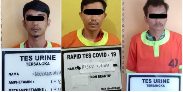 Dua Tersangka Curat Dan Satu Tersangka Pertolongan Jahat Berhasil Diamankan