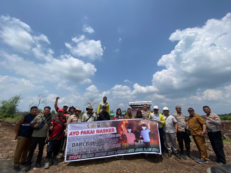 *Patroli Gabungan Antisipasi Karhutla di Desa Lubuk Ogung*