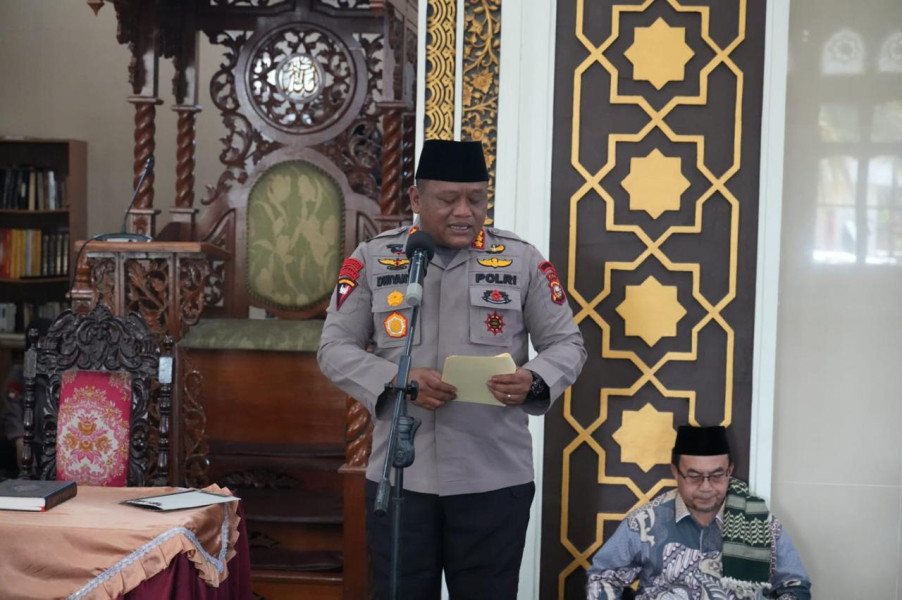 Brimobda Riau peringati Isra Mi’raj 1446 H, Dansat : Tingkatkan Kualitas Ibadah dan Kinerja