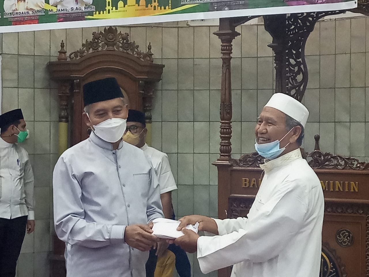 Malam Ke - 5 Ramadhan, Wakil Walikota Dan Sekda Safari Ramadhan Di Mesjid Baitul Mukminin