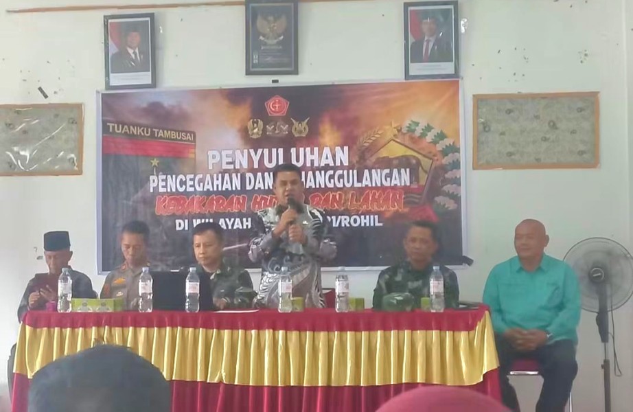 Mabes TNI dan Kodim 0321/Rohil Satukan Langkah Cegah Karhutla
