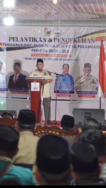 Jhon Picing Resmi Pimpin PKDP Sukajadi, Lengkapi Kepengurusan di 15 Kecamatan Pekanbaru