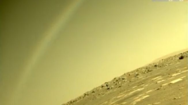 Penampakan Pelangi di Mars Membuat Warganet Heboh
