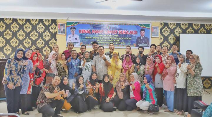Gelar Kenal Pamit, Ini Pesan Camat Sukajadi