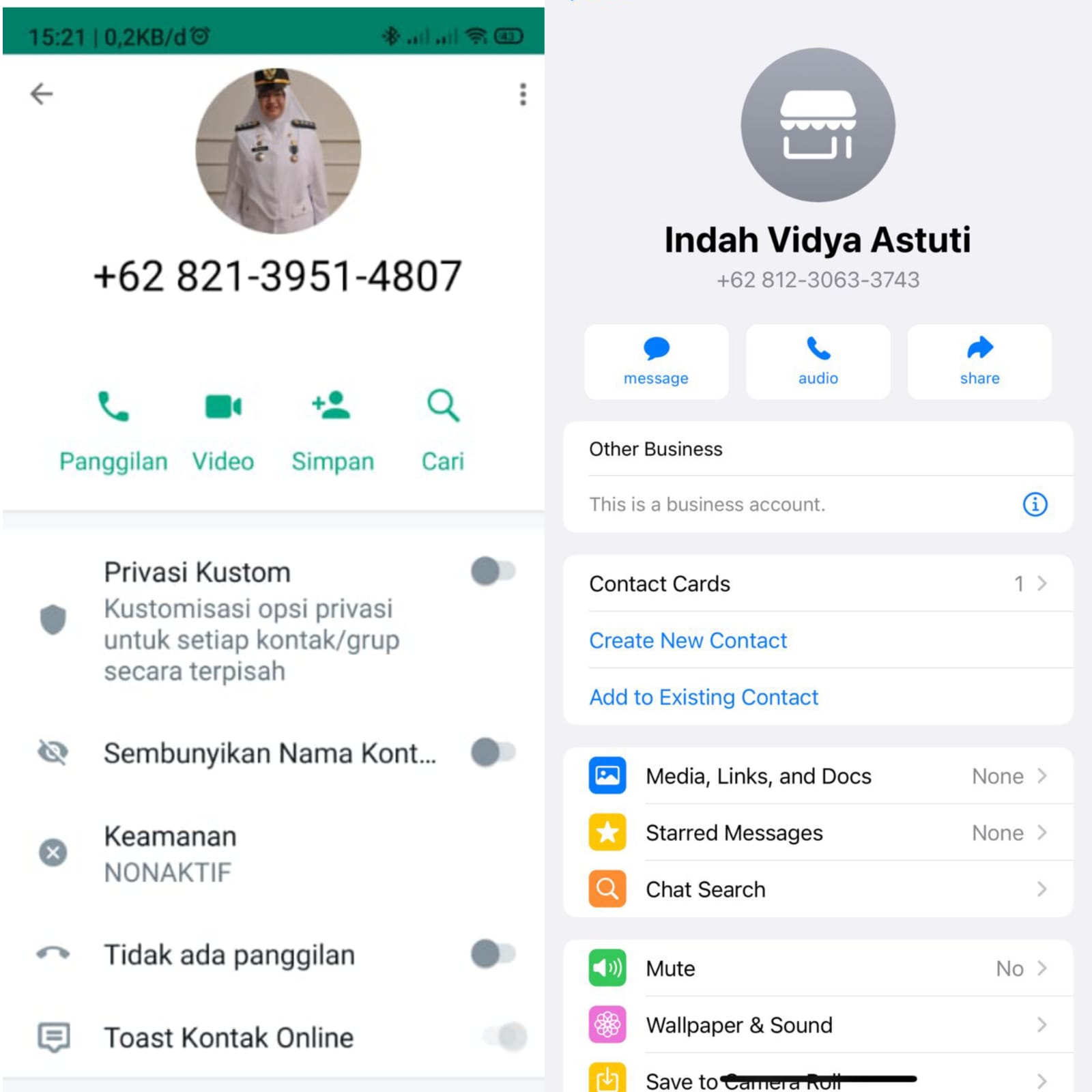 Hati-hati! Ada Akun WhatsApp Bodong Catut Nama Dua Camat Pekanbaru