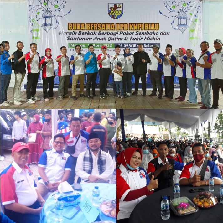 Ketua DPD KNPI Riau Fuad Santoso Buka Bersama 1750 Masyarakat dan Anak Yatim, Turut Hadir Ketua PW MOI