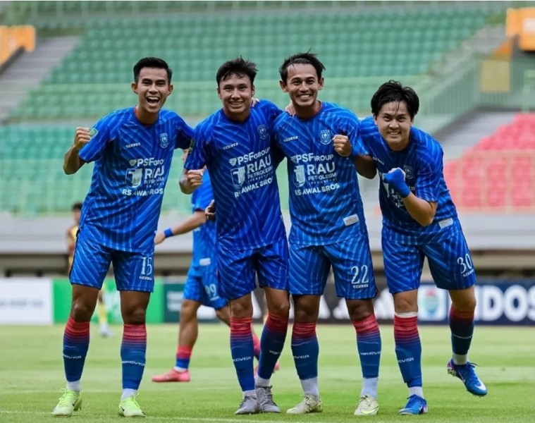 Hasil Liga 2: PSPS Pekanbaru Menang Telak 6-0 atas Sriwijaya FC
