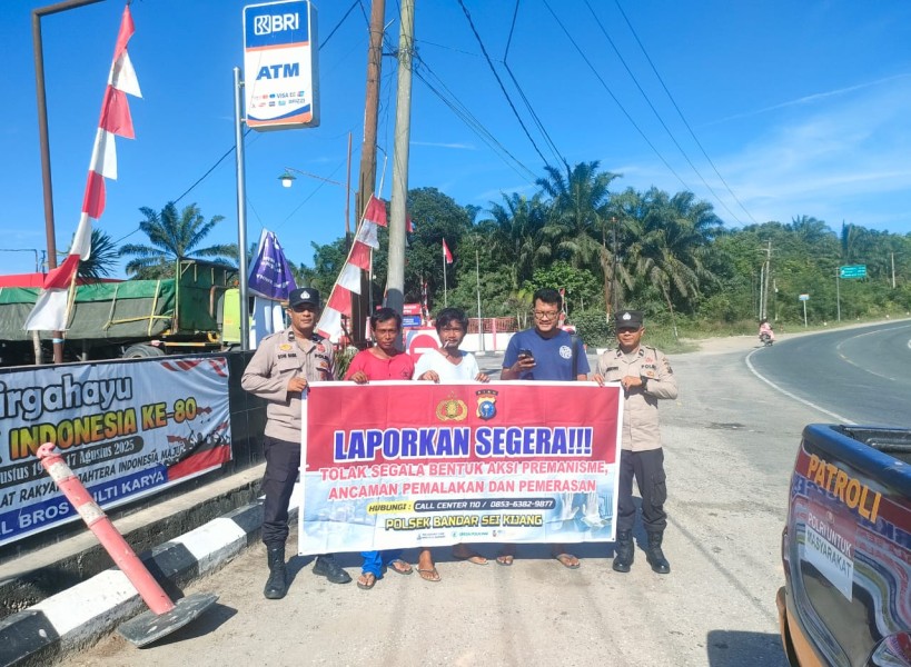 Polsek Bandar Seikijang Berupaya Menciptakan Lingkungan yang Aman dan Nyaman bagi Masyarakat