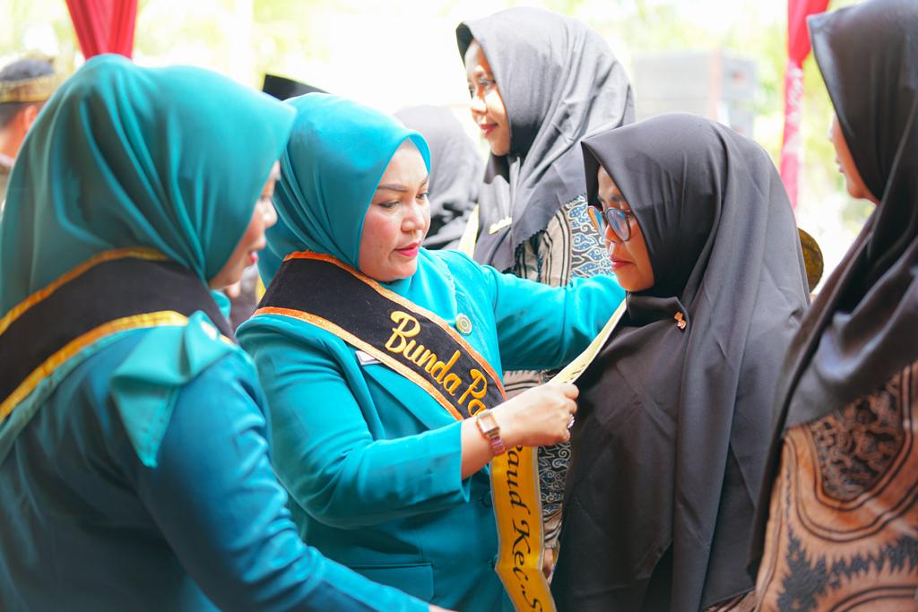 Lantik Pengurus TP PKK Kecamatan Sinaboi, Sanimar Afrizal : Sukseskan 10 Program PKK