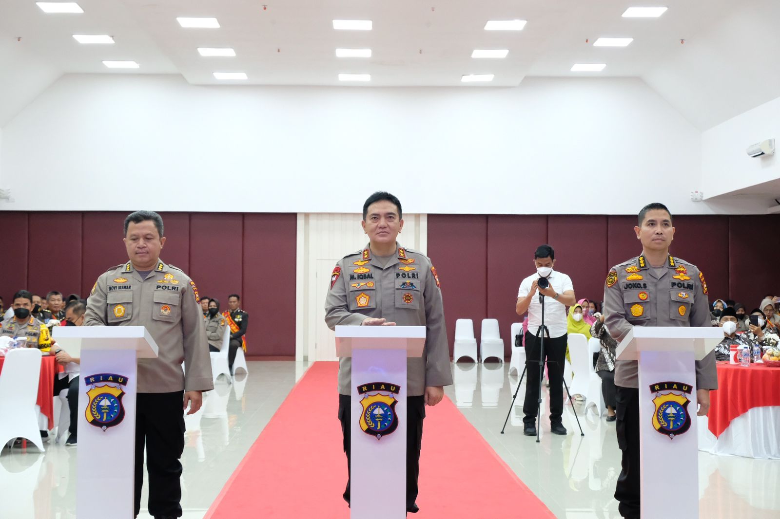 Biro Sumber Daya Manusia (SDM) Polda Riau Luncurkan Aplikasi E-Watpers, E-Library dan Perpustakaan