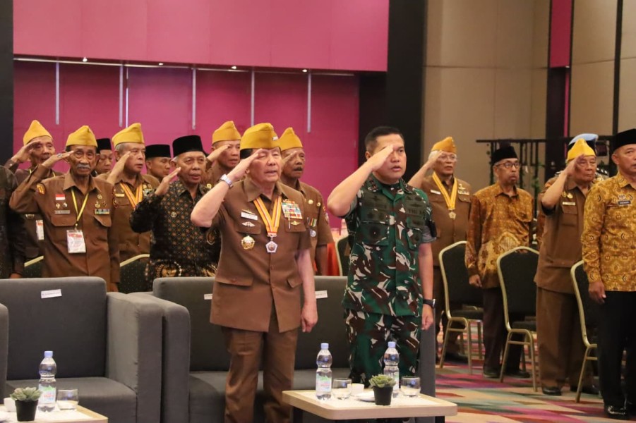 Pangdam XIX/Tuanku Tambusai: Semangat Kejuangan Veteran Harus Diwariskan kepada Generasi Penerus