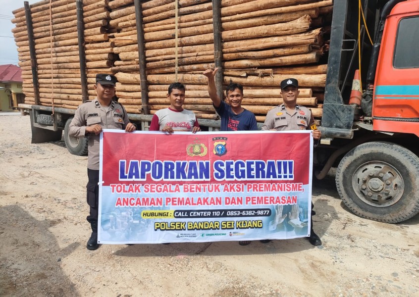 Polsek Bandar Seikijang Kembali Laksanakan Patroli dan Sosialisasi untuk Mencegah Premanisme