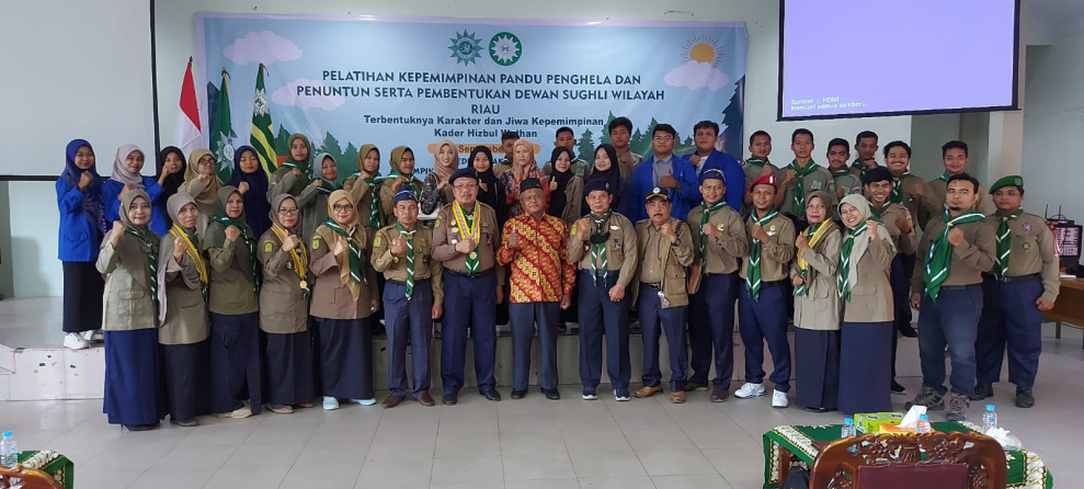 Bentuk Dewan Sughli Riau, HW Riau Gelar Pelatihan Pandu Penghela dan Penuntun se Provinsi Riau