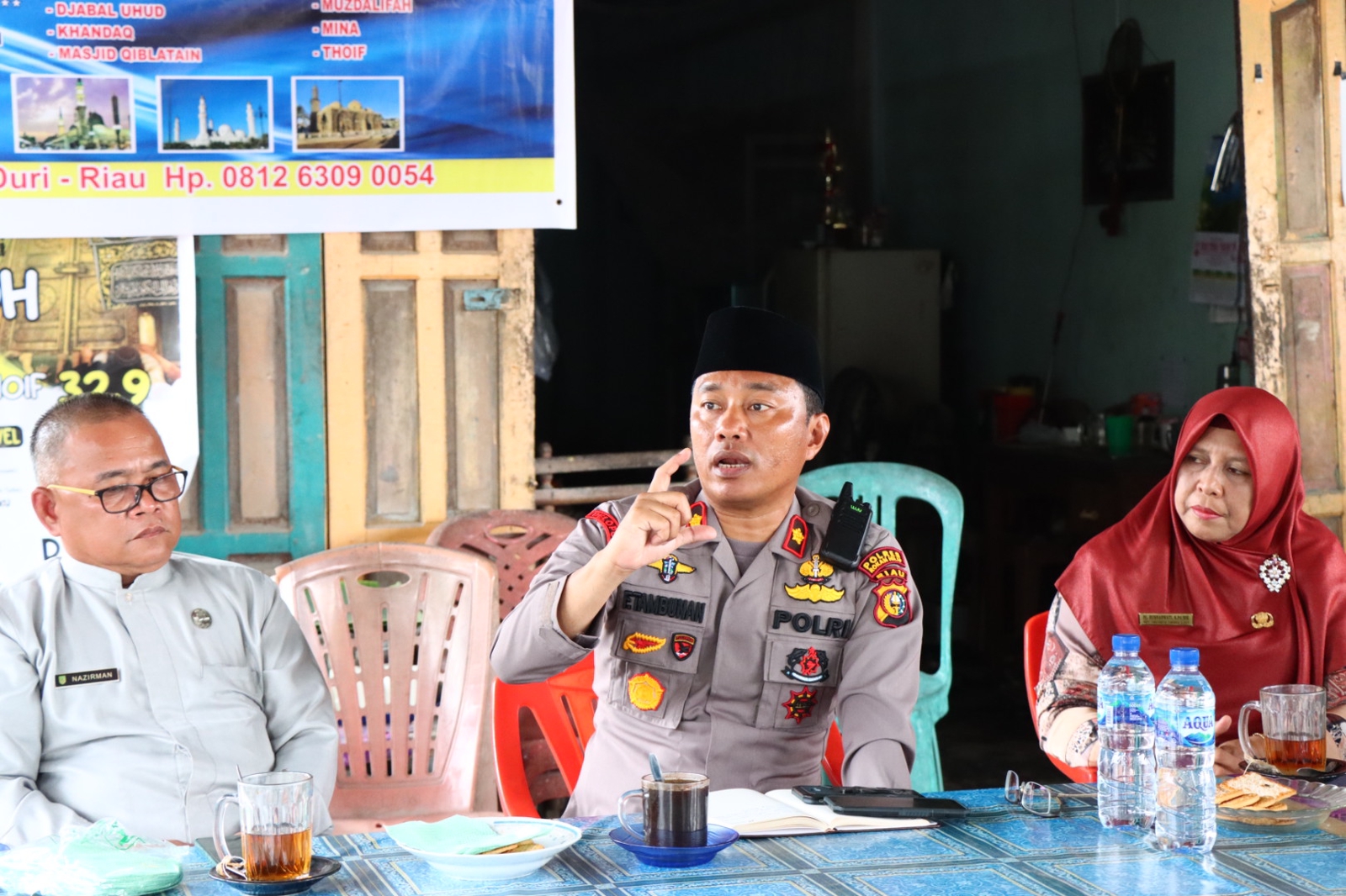 Pererat Silahturahmi, Kapolres Rohil Gelar Giat Jum'at Curhat