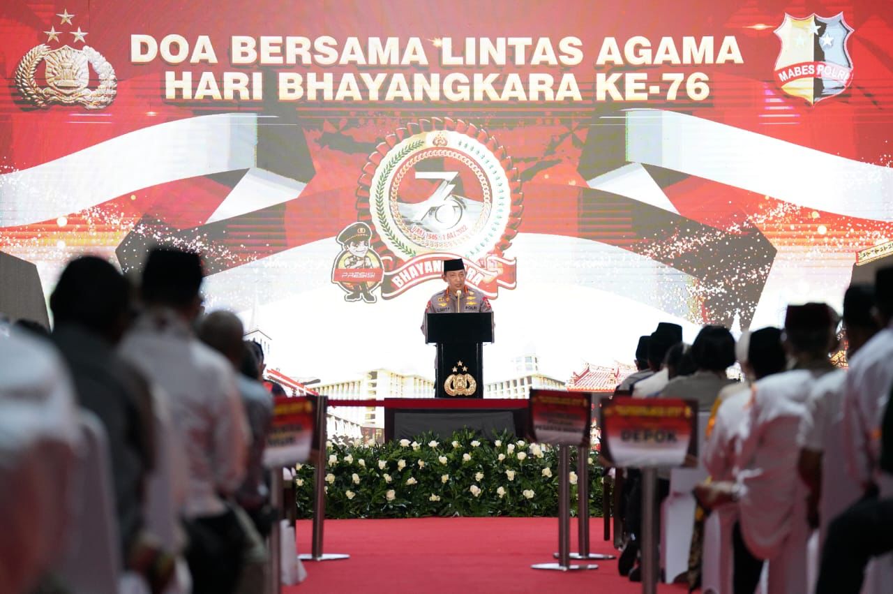 Doa Lintas Agama dari Polri untuk Indonesia yang Lebih Baik